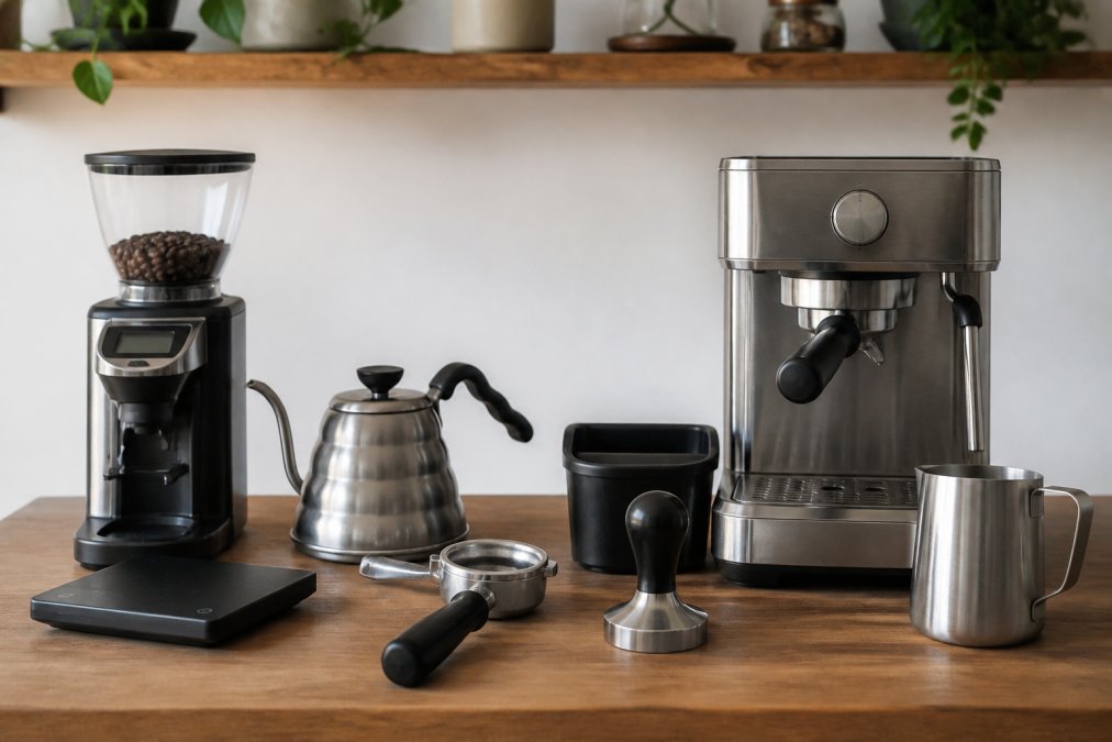 7 Essential Tools for a Home Barista Setup