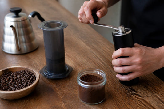 How to Grind Coffee Beans for AeroPress
